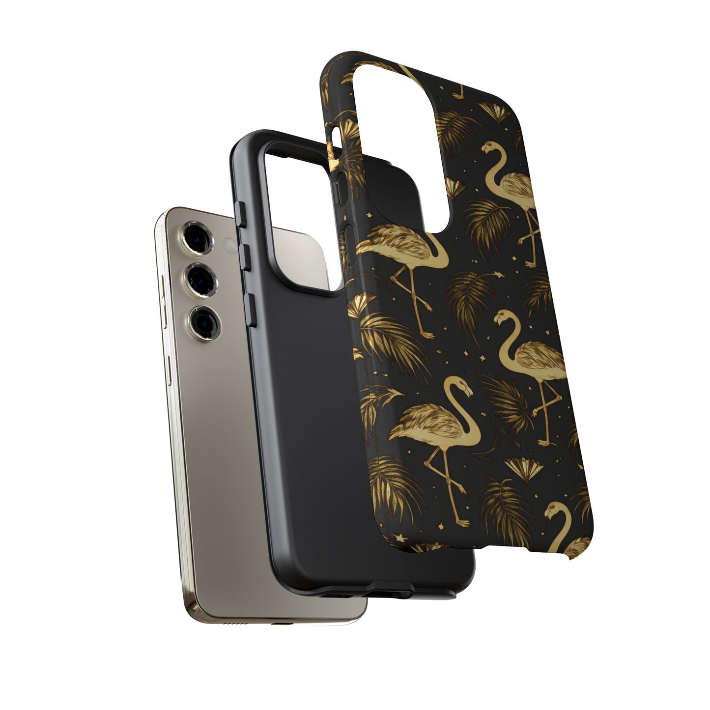 "Gold Flamingo" Mobile Phone Case