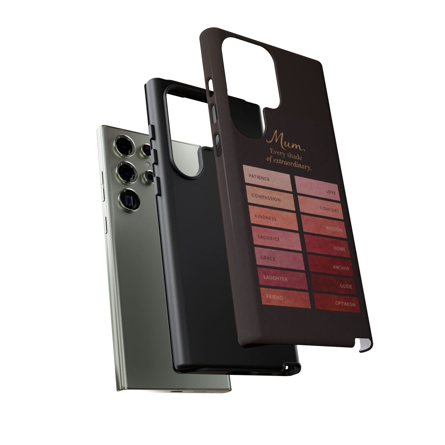 "Every Shade of Extraordinary" Mobile Phone Case (blush)