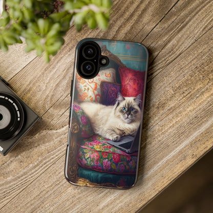 "Purr-sian Productivity" Mobile Phone Case