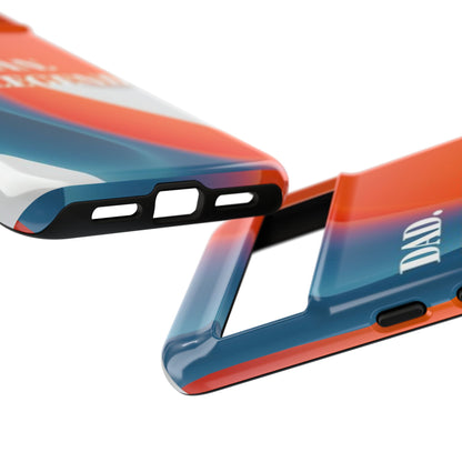 "Dad. The Man. The Legend." Mobile Phone Case (orange)
