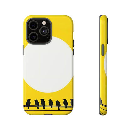 "The Feathered Assembly - Yellow" Mobile Phone Case