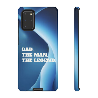 "Dad.  The Man.  The Legend" Mobile Phone Case (blue)