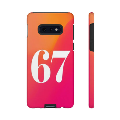 "67" Mobile Phone Case