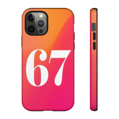 "67" Mobile Phone Case