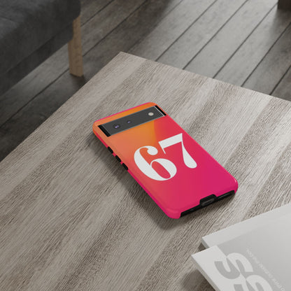 "67" Mobile Phone Case