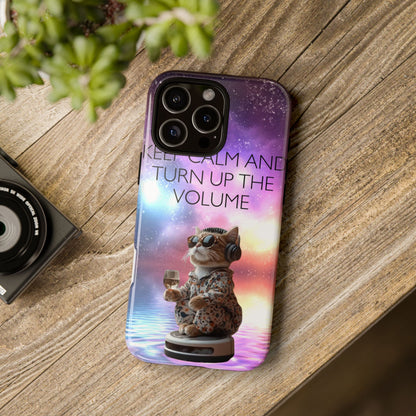 "Keep calm and turn up the Volume" Mobile Phone Case (mix)