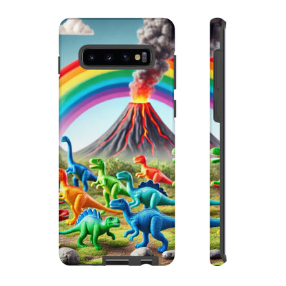 "Rainbow Dinosaurs" Mobile Phone Case