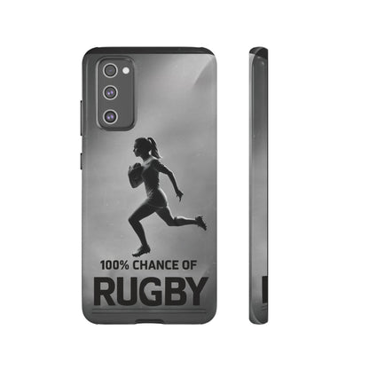 "Rain, Shine, Rugby" Mobile Phone Case