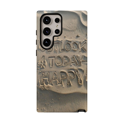 "Life is Short.  Be Happy" Mobile Phone Case