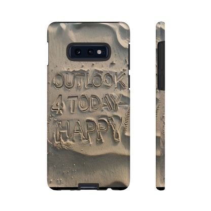 "Life is Short.  Be Happy" Mobile Phone Case