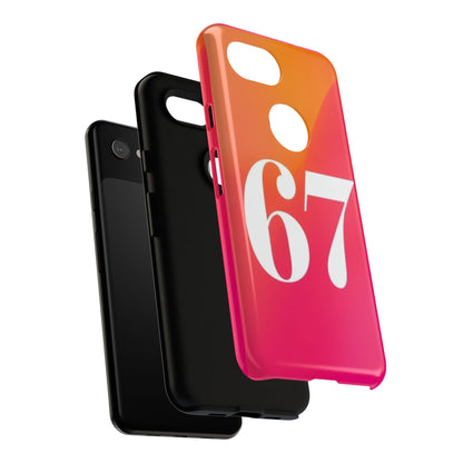 "67" Mobile Phone Case