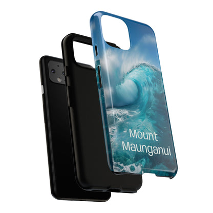 "Mount Maunganui" Mobile Phone Case (green)