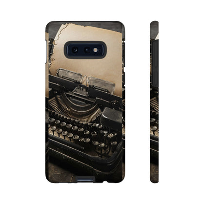 "Fade in. A Writer at the Cusp of Genius" Mobile Phone Case