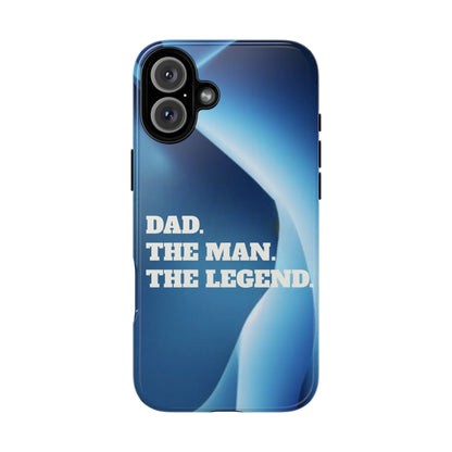 "Dad.  The Man.  The Legend" Mobile Phone Case (blue)