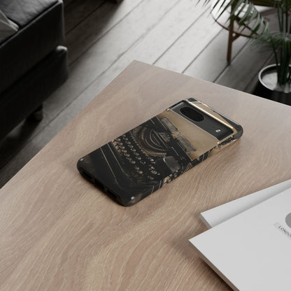 "Fade in. A Writer at the Cusp of Genius" Mobile Phone Case