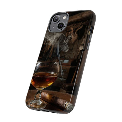 "Hot Whiskey and Cigar" Mobile Phone Case