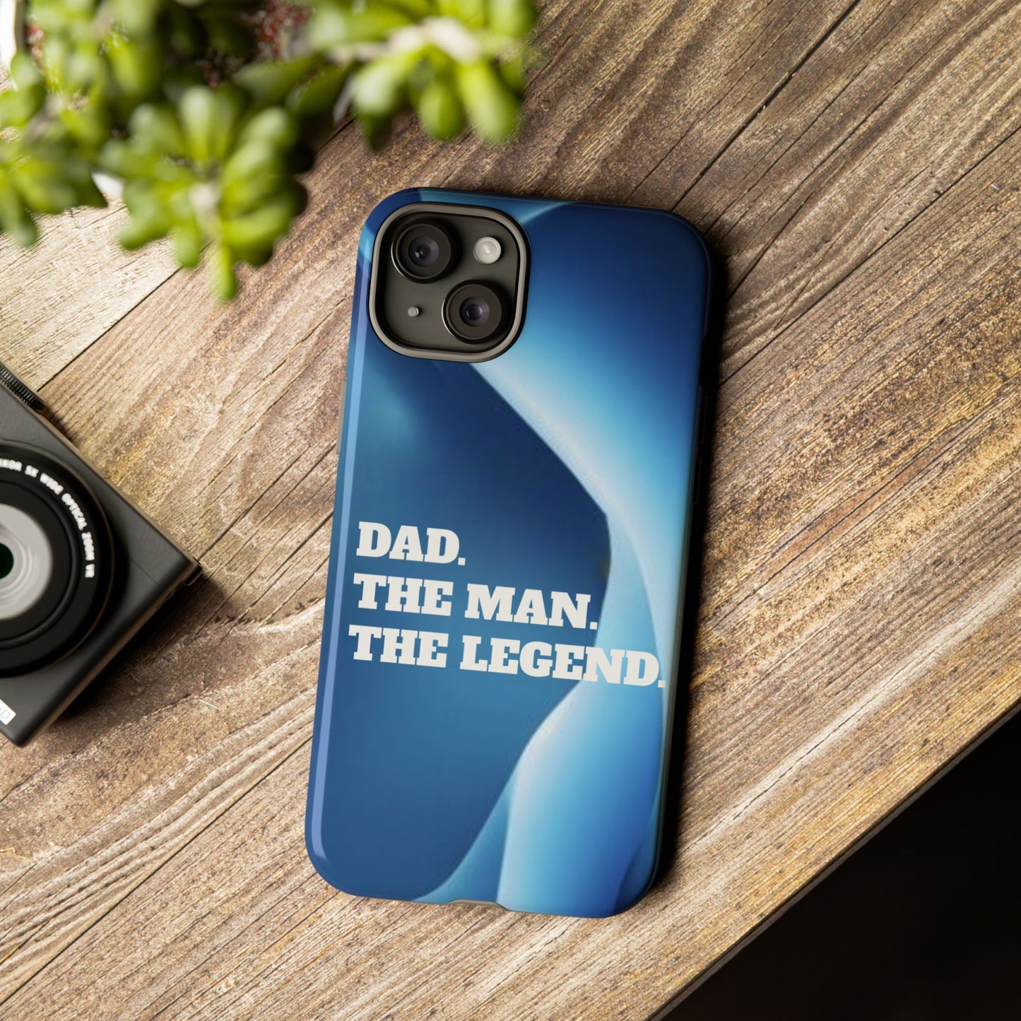"Dad.  The Man.  The Legend" Mobile Phone Case (blue)