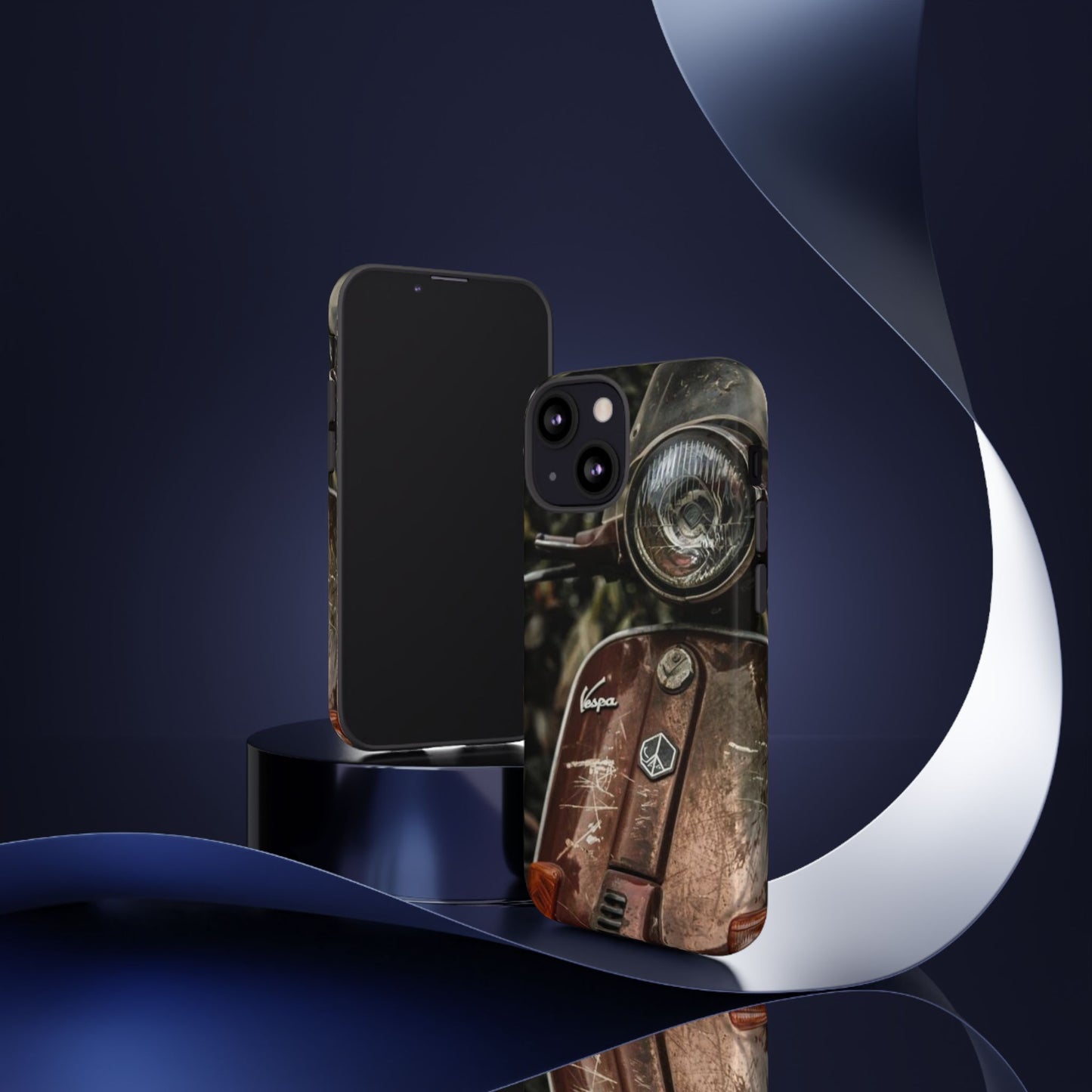 "Vespa. Old Soul, Full Tank" Mobile Phone Case