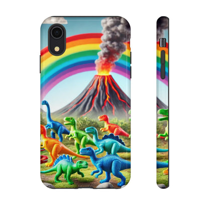 "Rainbow Dinosaurs" Mobile Phone Case