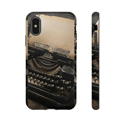 "Fade in. A Writer at the Cusp of Genius" Mobile Phone Case