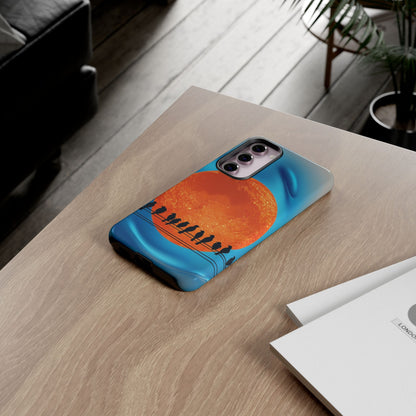 "The Feathered Assembly" Mobile Phone Case (orange)