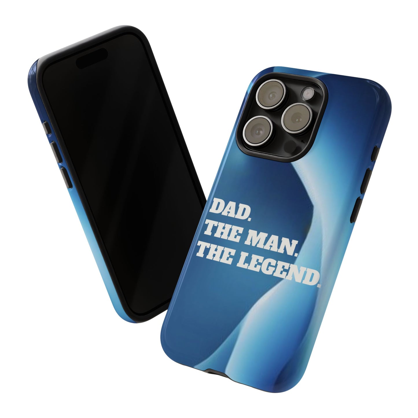 "Dad.  The Man.  The Legend" Mobile Phone Case (blue)