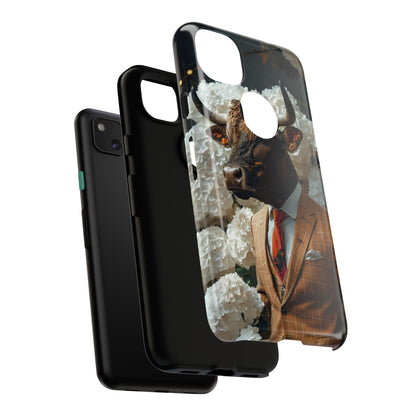 "The Genteel Bull" Mobile Phone Case