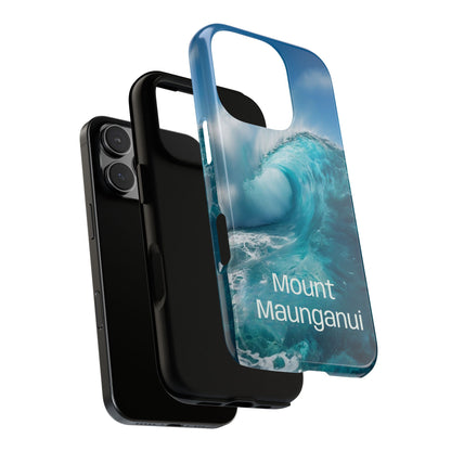 "Mount Maunganui" Mobile Phone Case (green)