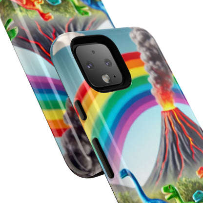 "Rainbow Dinosaurs" Mobile Phone Case