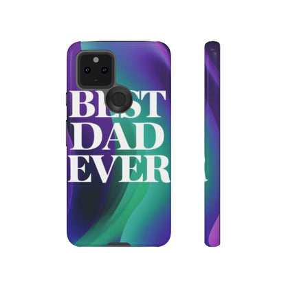 "Best Dad Ever" Mobile Phone Case (purple)